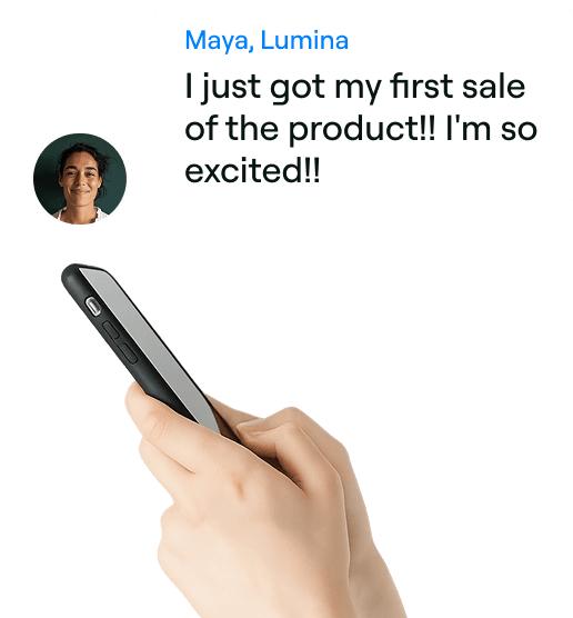 Phone in hand