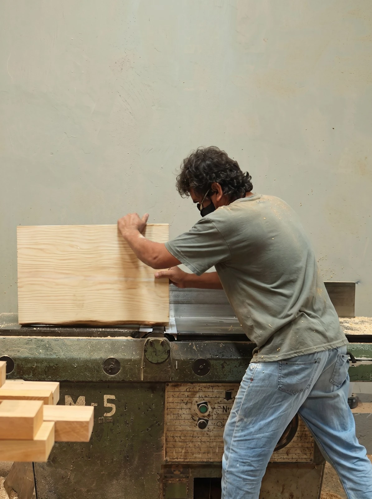 Woodworking detail from the Marketer brand image library.